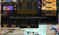魔域私服发布网：有风险也有问题，如何正确选择发布网？